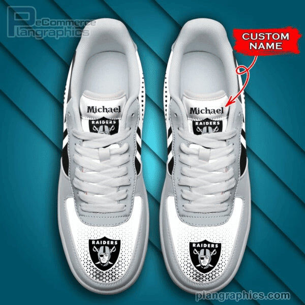 Las Vegas Raiders NFL Personalized Air Force 1 Shoes