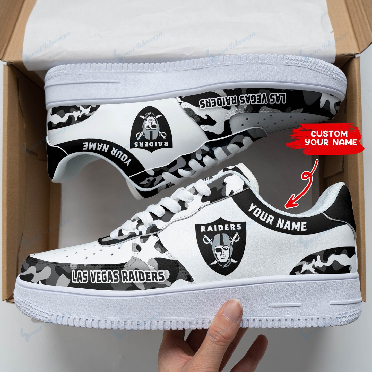 Las Vegas Raiders Personalized AF1 Shoes BG119