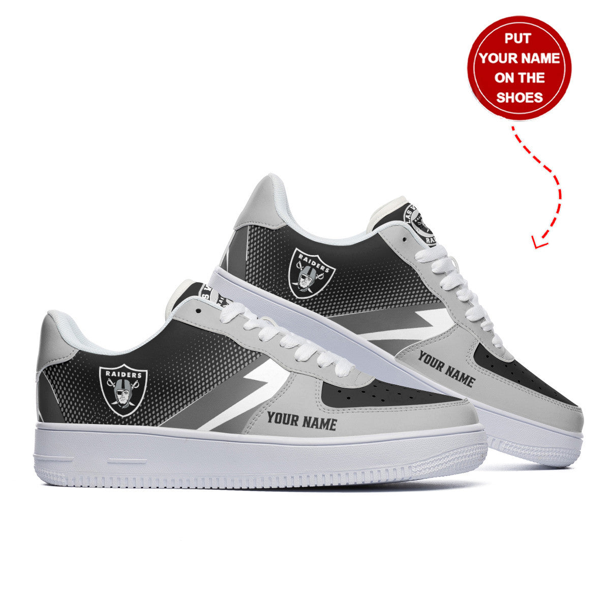 Las Vegas Raiders Personalized AF1 Shoes BG156