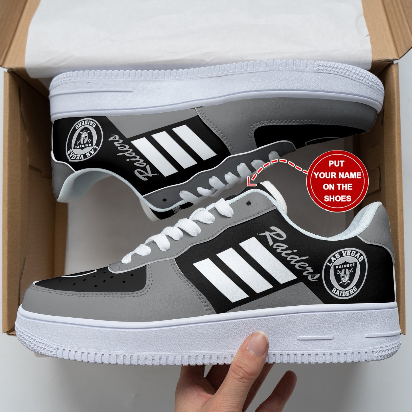 Las Vegas Raiders Personalized AF1 Shoes BG229