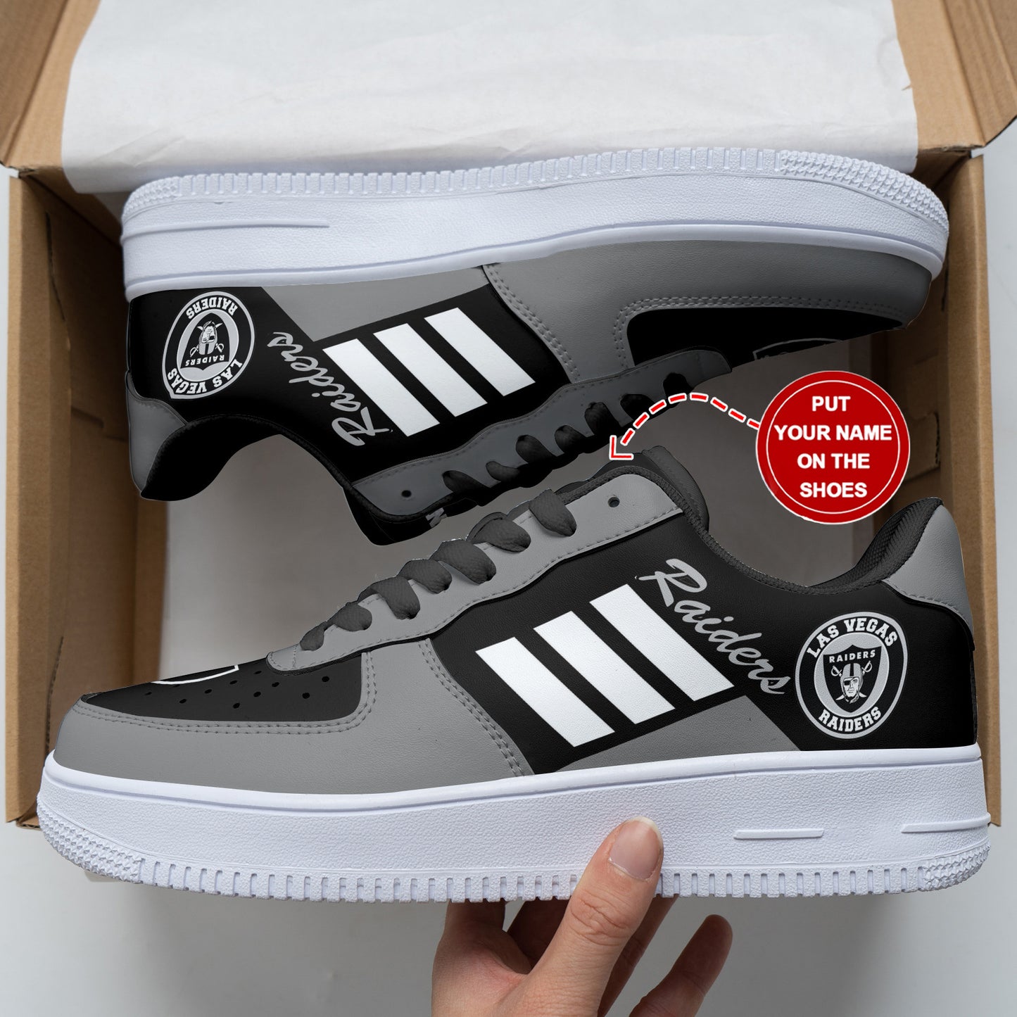 Las Vegas Raiders Personalized AF1 Shoes BG229