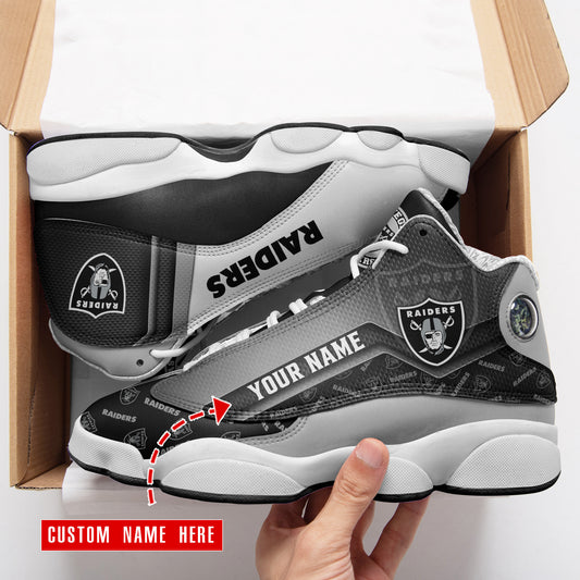 Las Vegas Raiders Personalized AJD13 Sneakers BG102