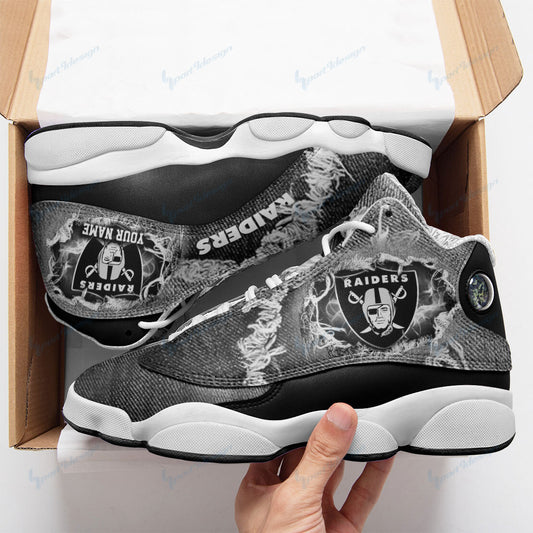 Las Vegas Raiders Personalized AJD13 Sneakers BG133