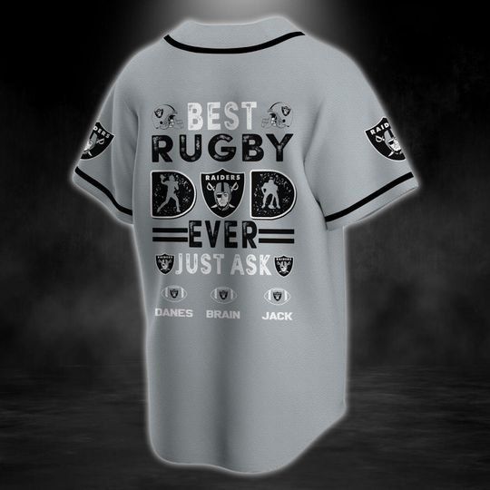 Las Vegas Raiders Personalized Baseball Jersey 493