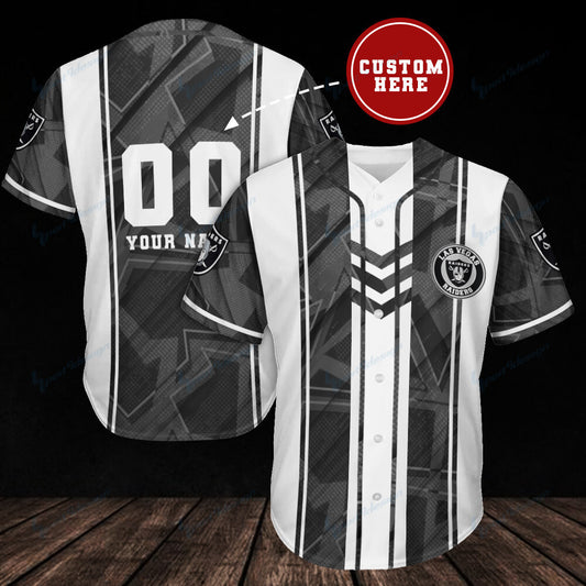 Las Vegas Raiders Personalized Baseball Jersey BG257