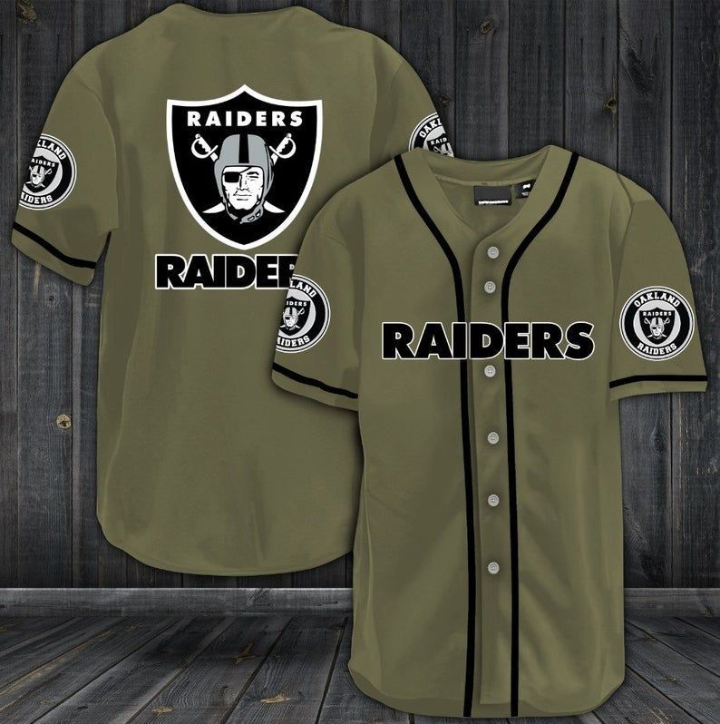 Las Vegas Raiders Personalized Baseball Jersey Shirt 38