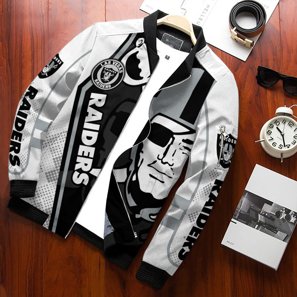 Las Vegas Raiders Personalized Bomber Jacket BG243