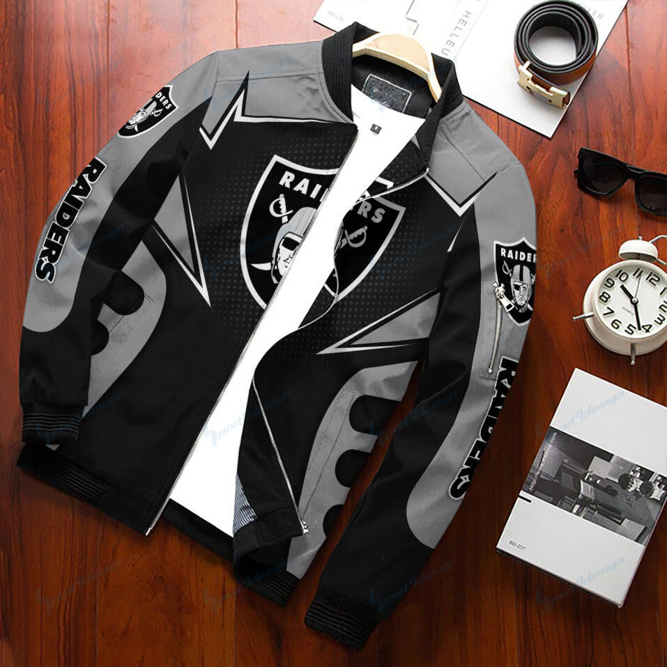 Las Vegas Raiders Personalized Bomber Jacket BG310