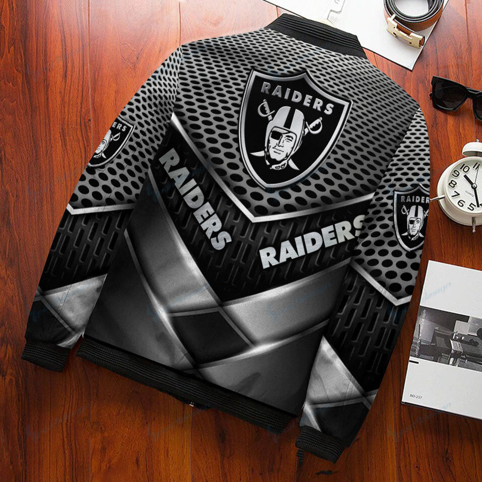 Las Vegas Raiders Personalized Bomber Jacket BG320