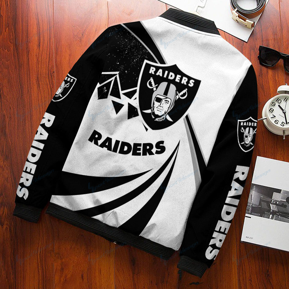 Las Vegas Raiders Personalized Bomber Jacket BG372