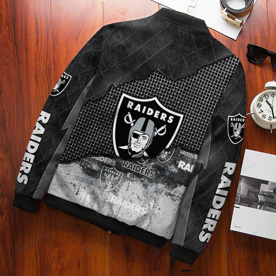 Las Vegas Raiders Personalized Bomber Jacket BG428