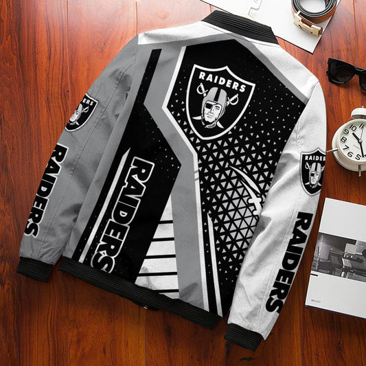 Las Vegas Raiders Personalized Bomber Jacket BG607
