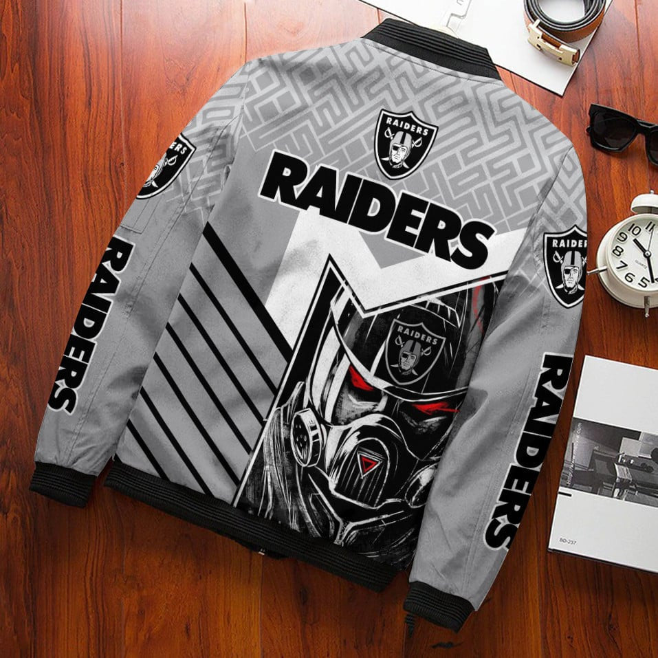 Las Vegas Raiders Personalized Bomber Jacket BG655