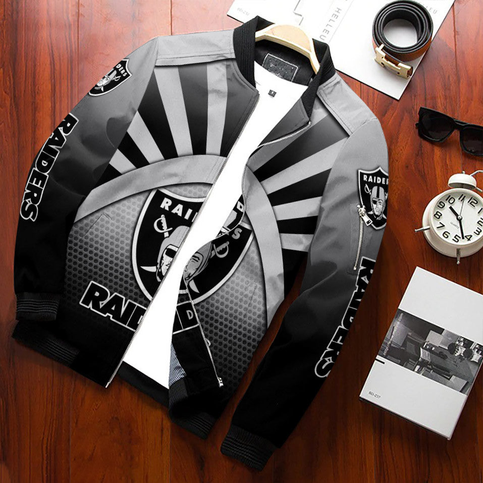Las Vegas Raiders Personalized Bomber Jacket BG789