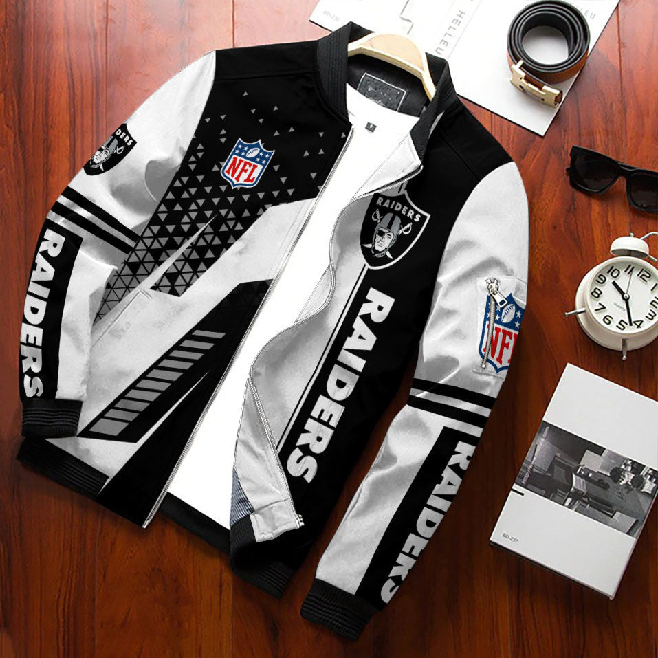 Las Vegas Raiders Personalized Bomber Jacket BG98