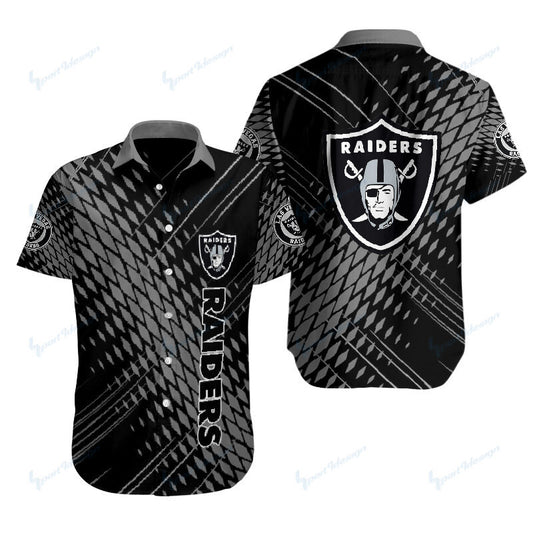 Las Vegas Raiders Personalized Button Shirt BB025