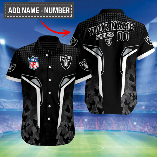 Las Vegas Raiders Personalized Button Shirts BG109