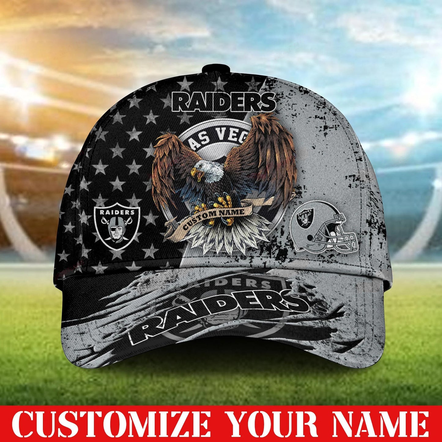 Las Vegas Raiders Personalized Classic Cap BB389