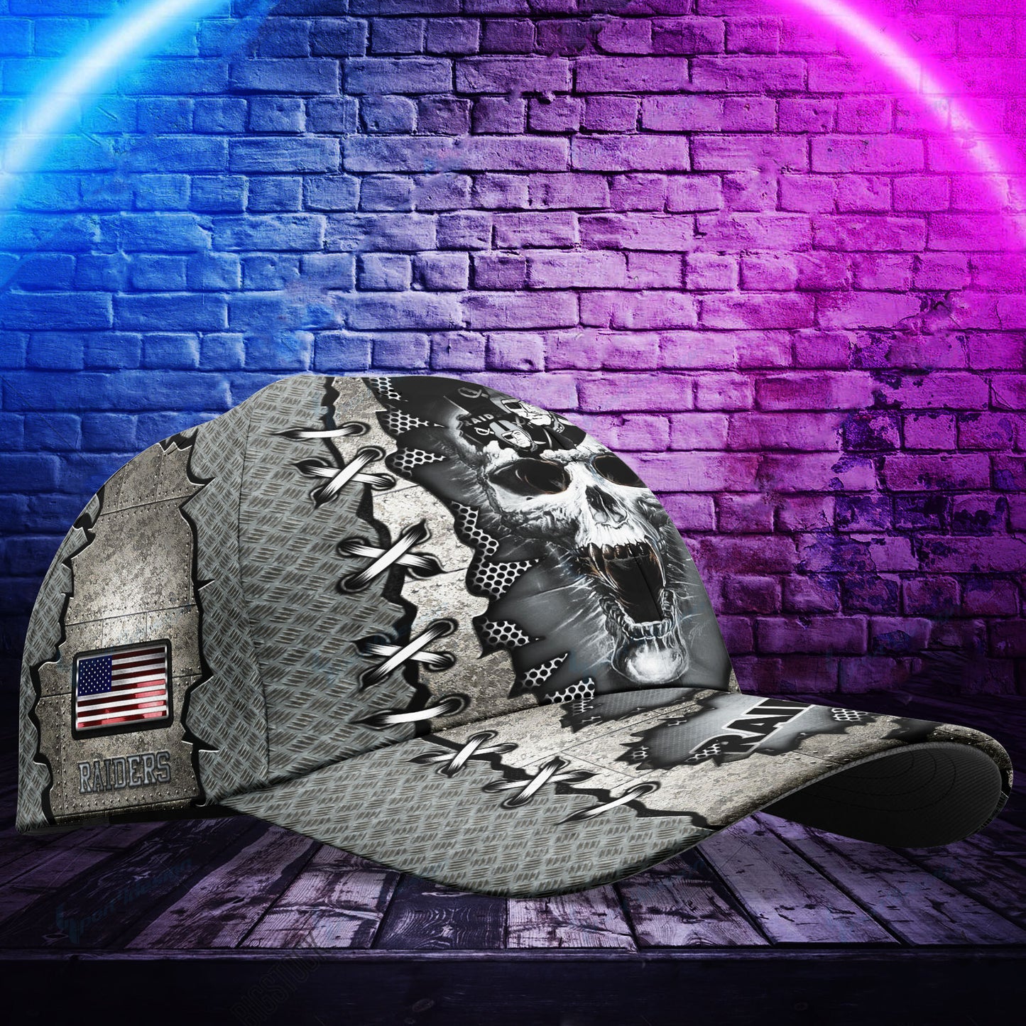 Las Vegas Raiders Personalized Classic Cap BG498