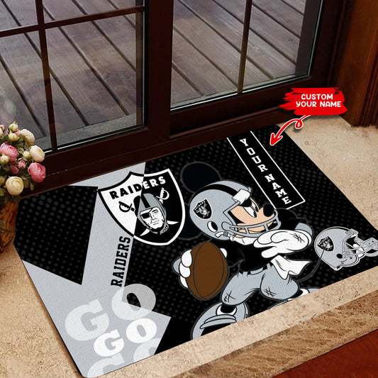 Las Vegas Raiders Personalized Doormat BG277