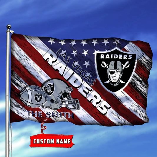 Las Vegas Raiders Personalized Flag 157