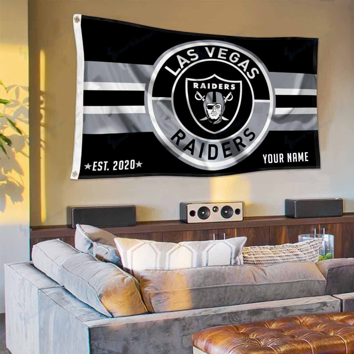 Las Vegas Raiders Personalized Flag 189