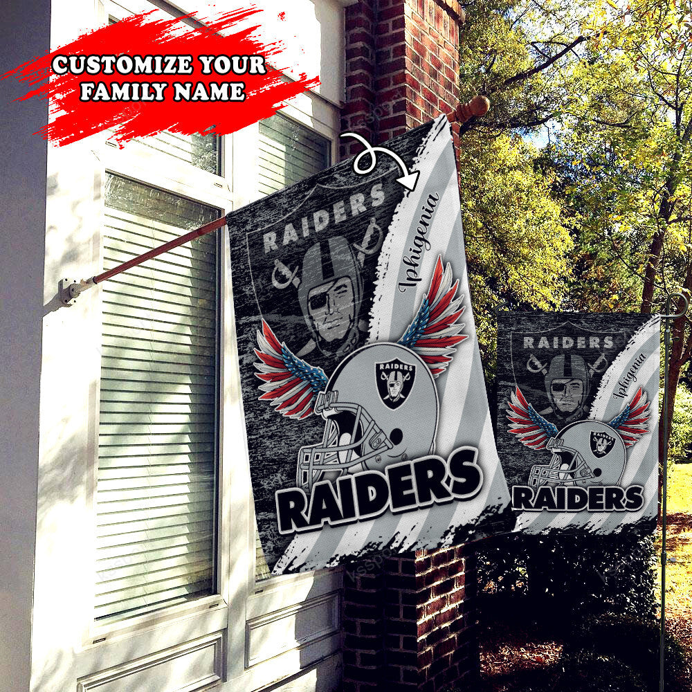 Las Vegas Raiders Personalized Flag 458