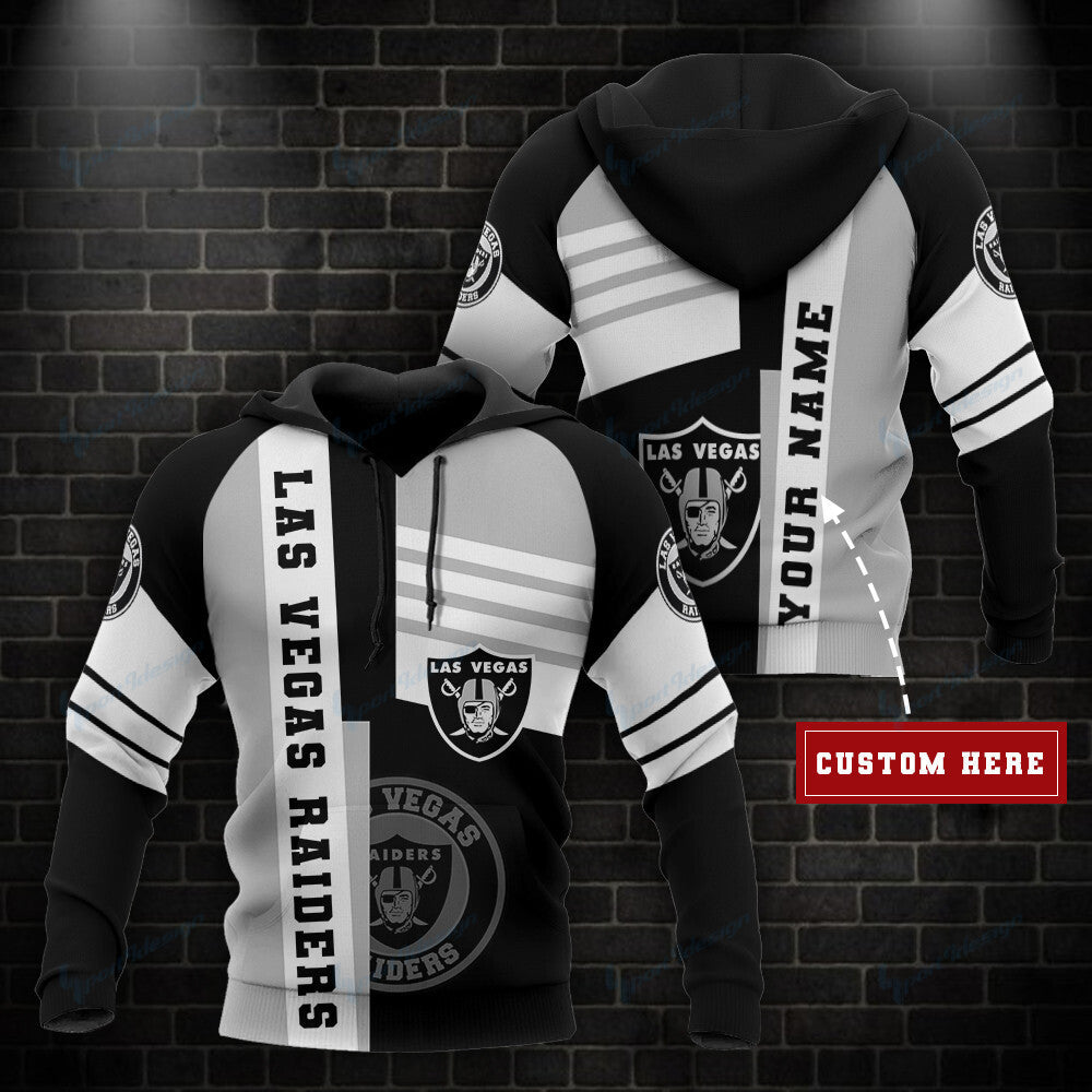 Las Vegas Raiders Personalized Hoodie and Jogger Set BG868