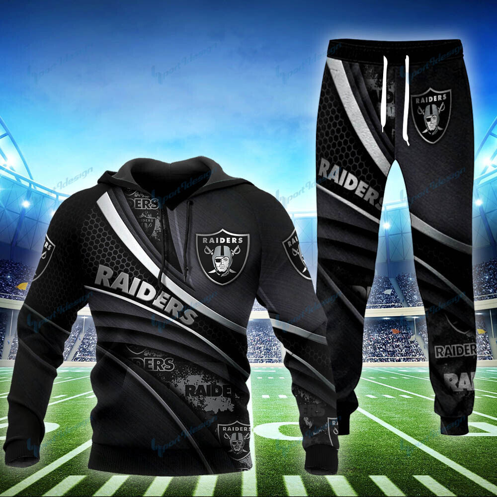 Las Vegas Raiders Personalized Hoodie and Jogger Set SBG456