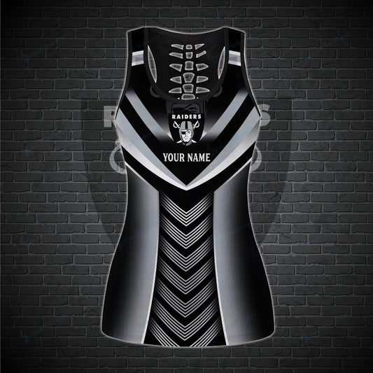 Las Vegas Raiders Personalized Leggings And Tank Top BG16