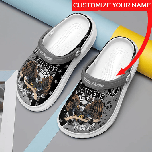 Las Vegas Raiders Personalized Limited Clog BG108