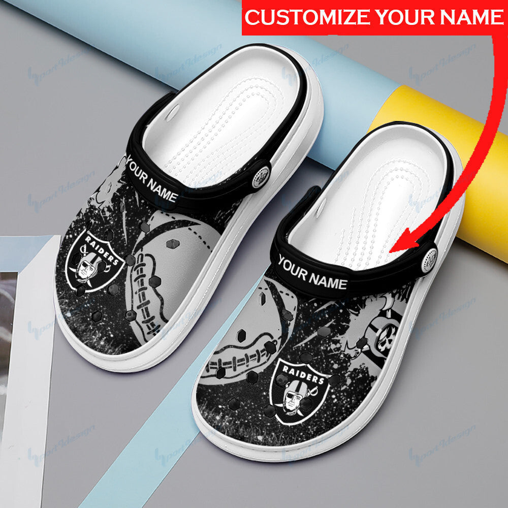 Las Vegas Raiders Personalized Limited Clog BG27