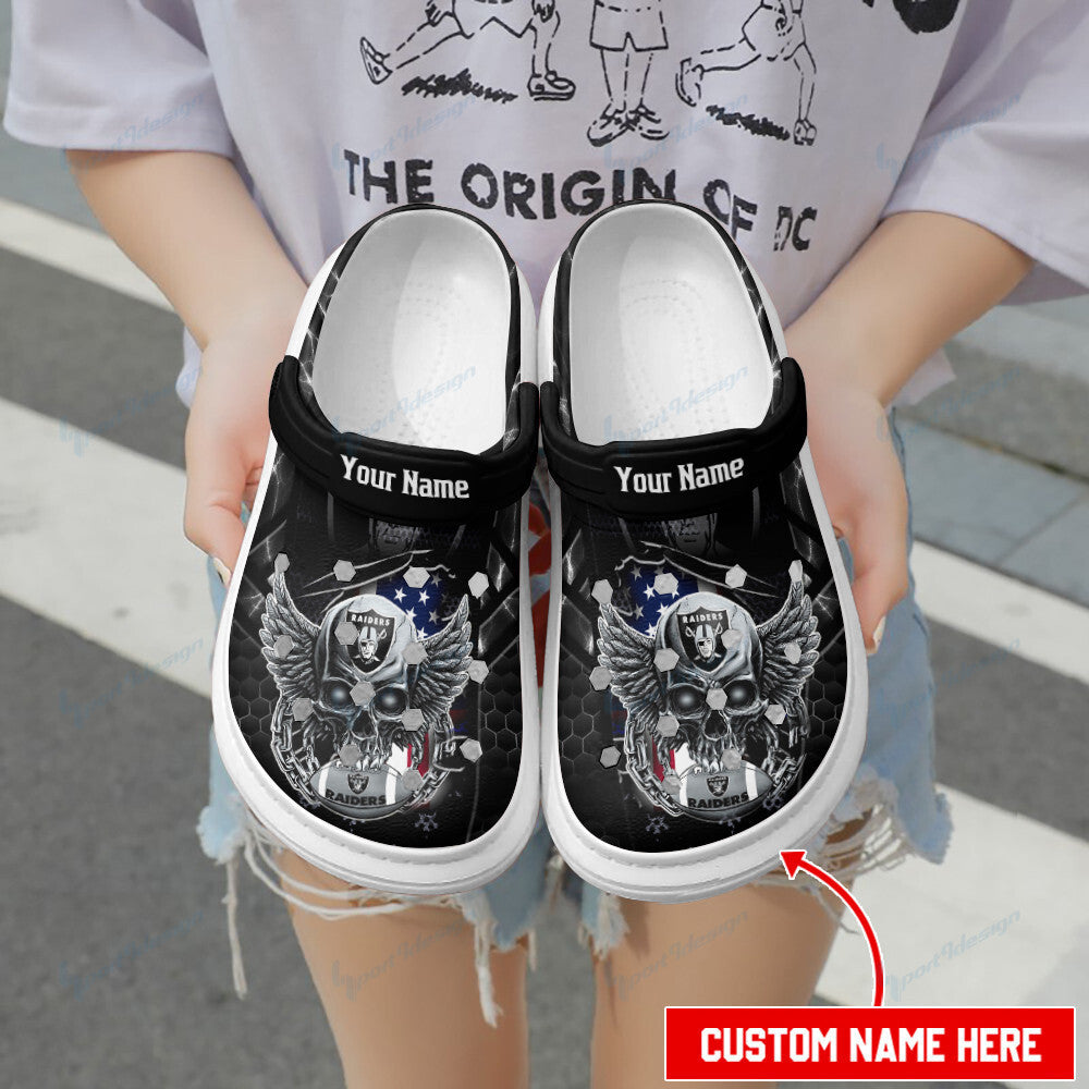 Las Vegas Raiders Personalized Limited Clog BG46
