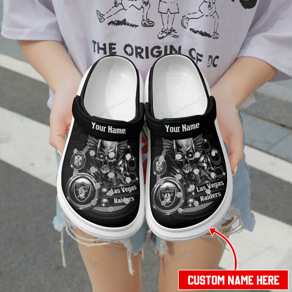 Las Vegas Raiders Personalized Limited Clog BG47
