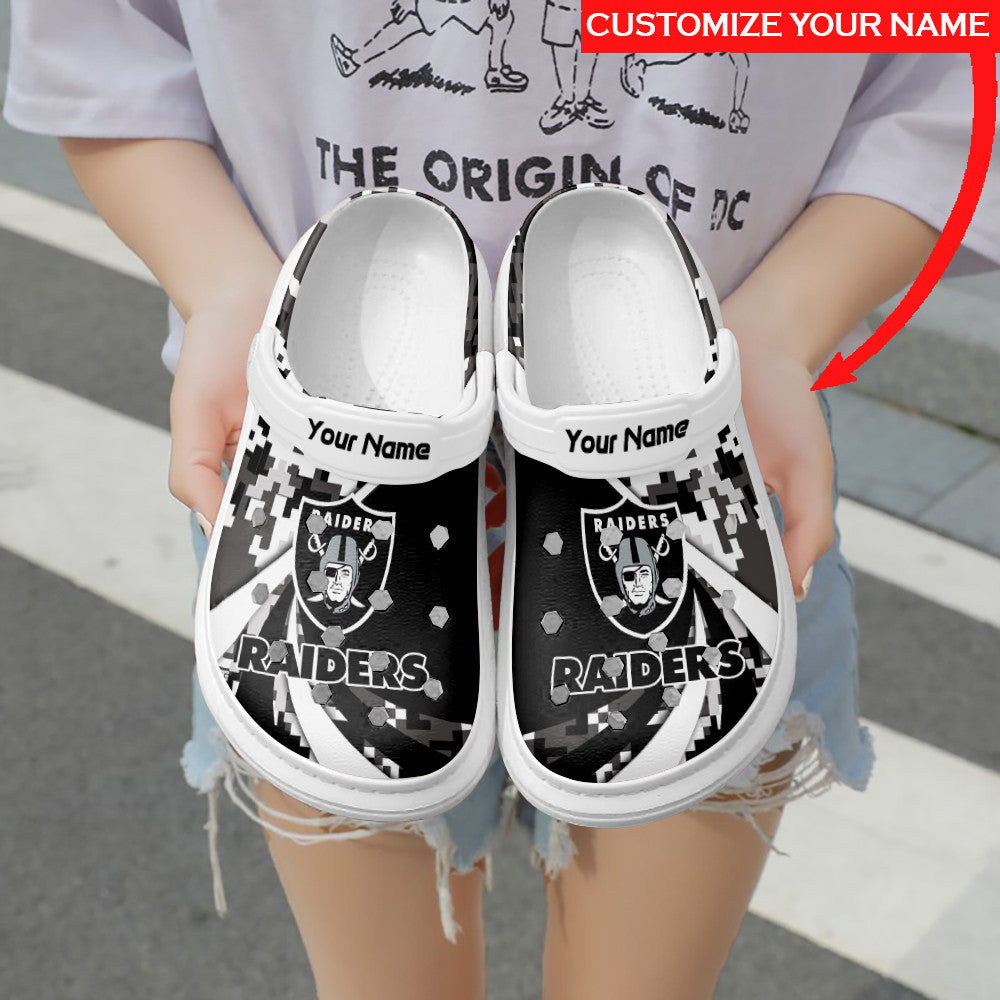 Las Vegas Raiders Personalized Limited Clog BG94