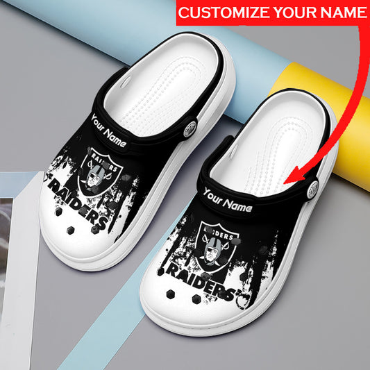 Las Vegas Raiders Personalized Limited Clog BG96