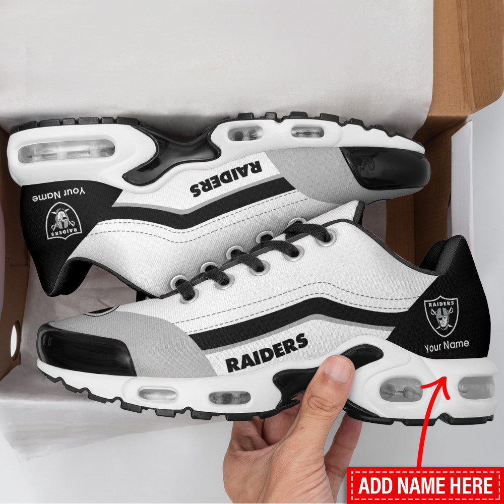 Las Vegas Raiders Personalized Plus T-N Youth Sneakers BG128