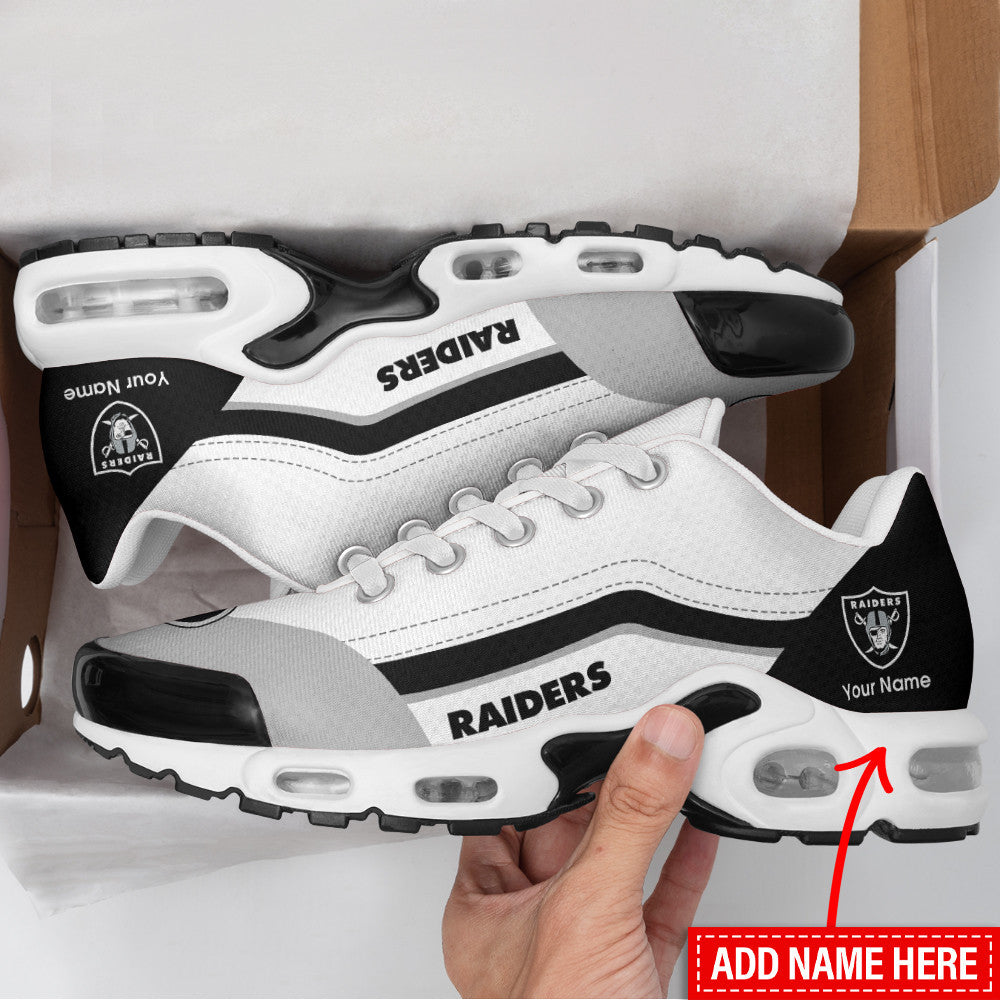 Las Vegas Raiders Personalized Plus T-N Youth Sneakers BG128