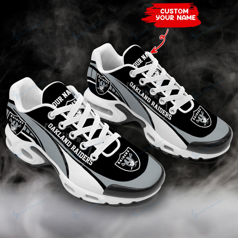 Las Vegas Raiders Personalized Plus T-N Youth Sneakers BG35