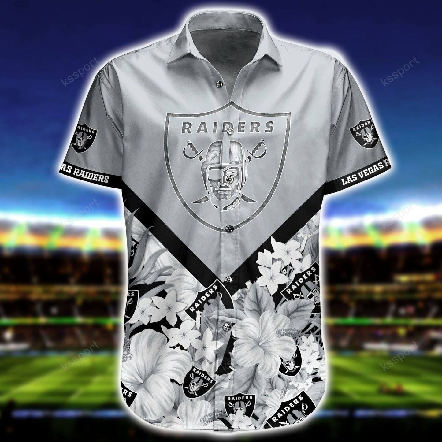 Las Vegas Raiders Personalized Shirt and Shorts BG285