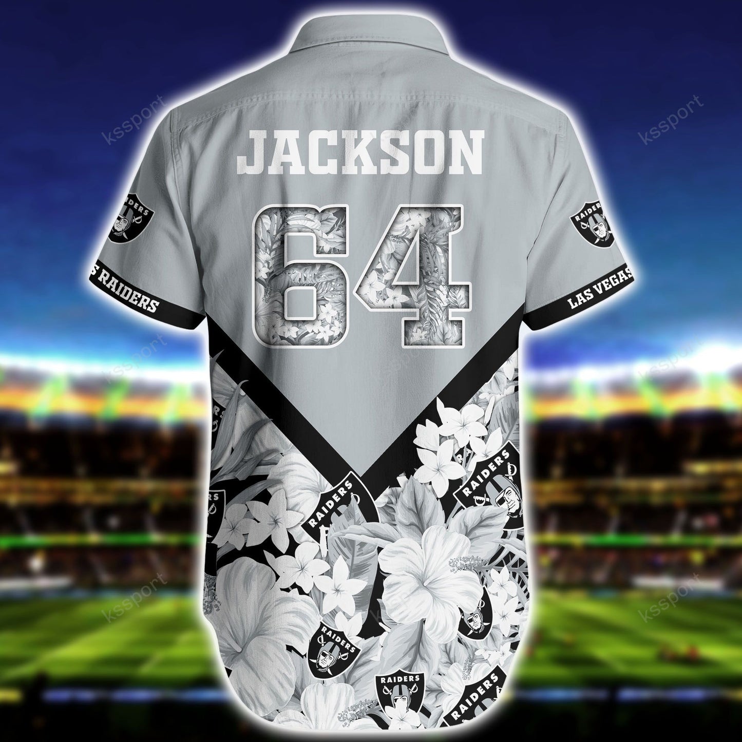 Las Vegas Raiders Personalized Shirt and Shorts BG285