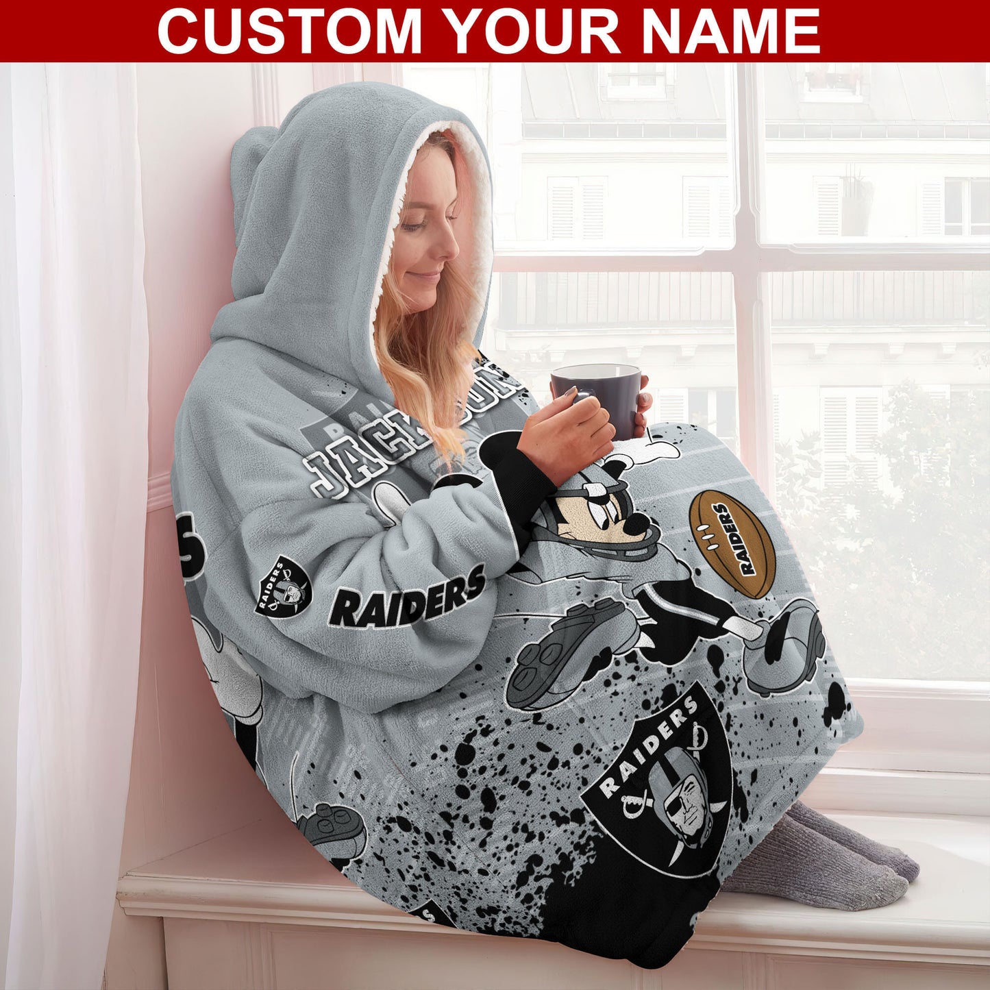 Las Vegas Raiders Personalized Snug Hoodie BG35