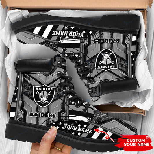 Las Vegas Raiders Personalized TBL Boots BG14
