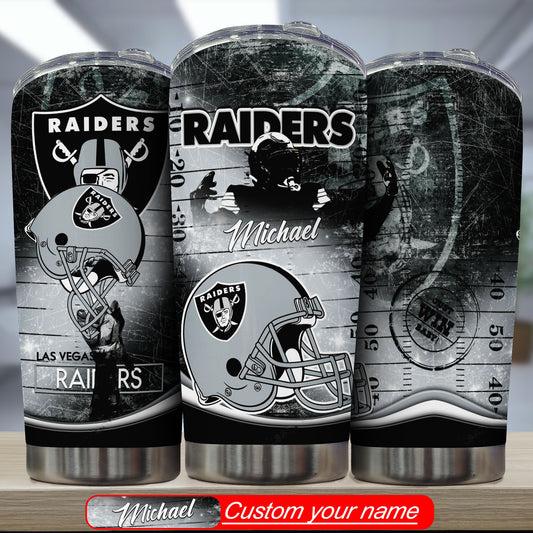 Las Vegas Raiders Personalized Tumbler BG326