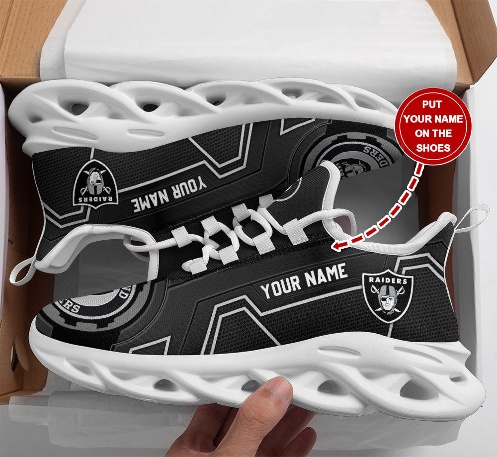 Las Vegas Raiders Personalized Yezy Running Sneakers 266