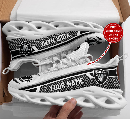 Las Vegas Raiders Personalized Yezy Running Sneakers 333