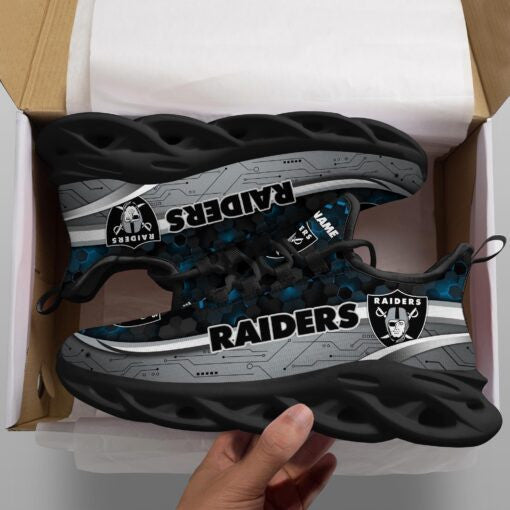 Las Vegas Raiders Personalized Yezy Running Sneakers 76