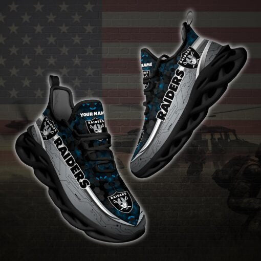 Las Vegas Raiders Personalized Yezy Running Sneakers 76
