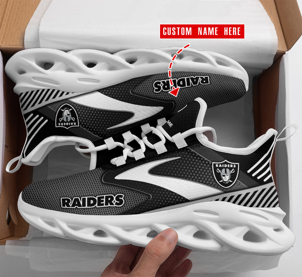 Las Vegas Raiders Personalized Yezy Running Sneakers BB101