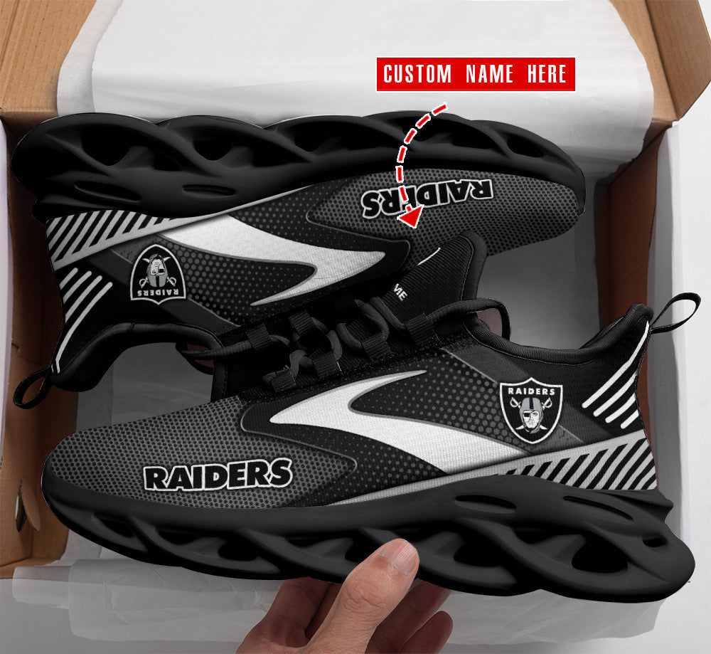 Las Vegas Raiders Personalized Yezy Running Sneakers BB101